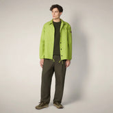 Citron Green with Milano print