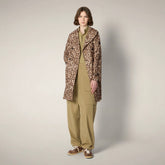 Macro leopardo marrone