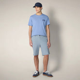Cornflower Blue with Milano print