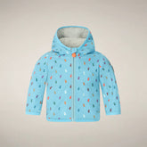 light blue with ducks print