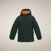 Nori Green and Amber Orange