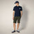 Navy Blue with Roma print